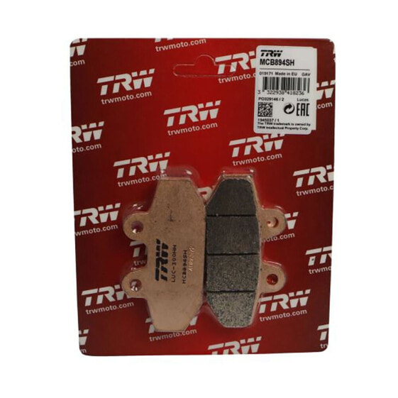 TRW Road Harley Davidson Flde 1750 Abs Softail Deluxe 107 18 Sintered Brake Pads