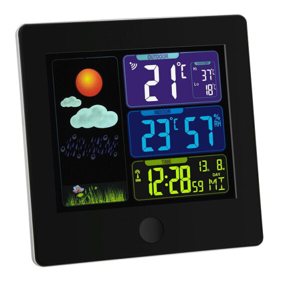 TFA Sun - Black - Indoor hygrometer - Indoor thermometer - Outdoor thermometer - Thermometer - 20 - 95% - 0 - 50 °C - 32 - 122 °F