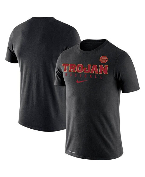 Men's Black USC Trojans Baseball Legend Performance T-shirt