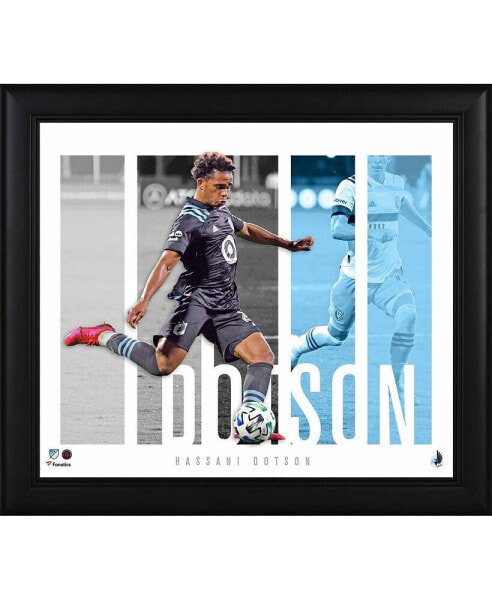 Hassani Dotson Minnesota United FC Framed 15" x 17" Player Panel Collage