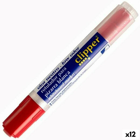 Фломастеры жидкие Alpino Liquid Clipper Красные (12 штук)