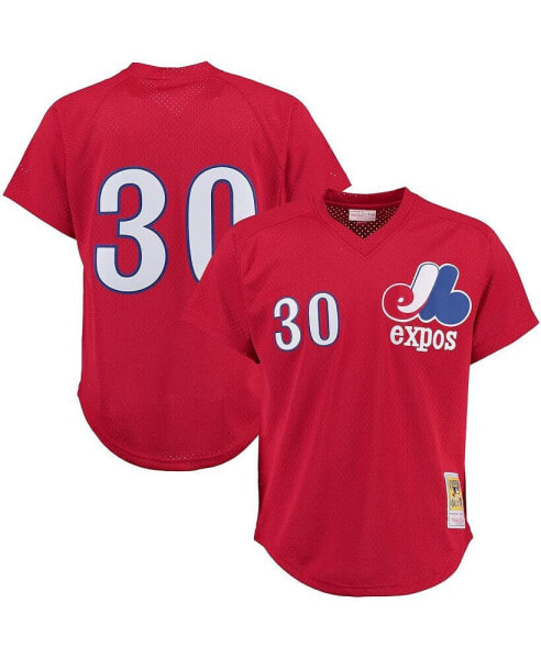 Men's Tim Raines Montreal Expos Batting Practice Jersey - Red