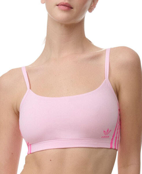 Women's Adicolor Comfort Flex Cotton Scoop Bralette 4A4H00