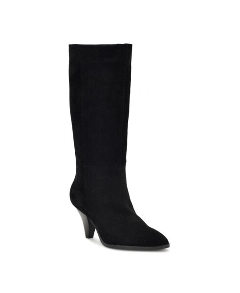 Women's Ceynote Almond Toe Cone Heel Dress Boots