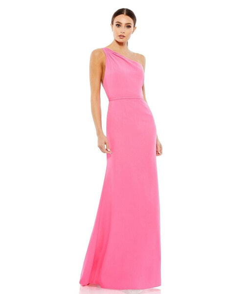 Women's Ieena One Shoulder Jersey Mermaid Gown