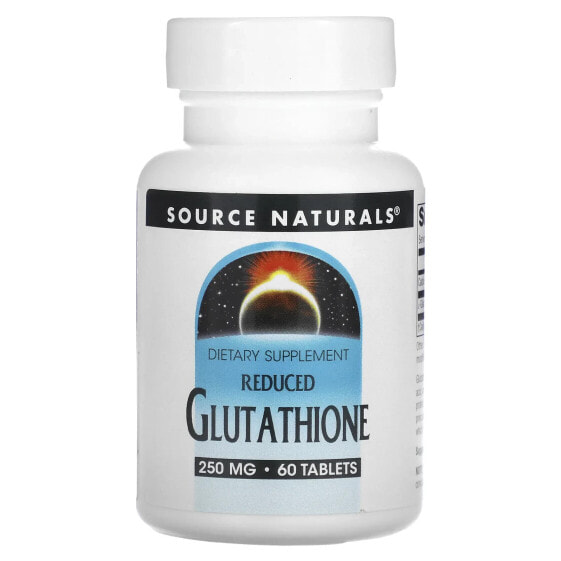 Source Naturals, восстановленный глутатион, 250 мг, 60 таблеток