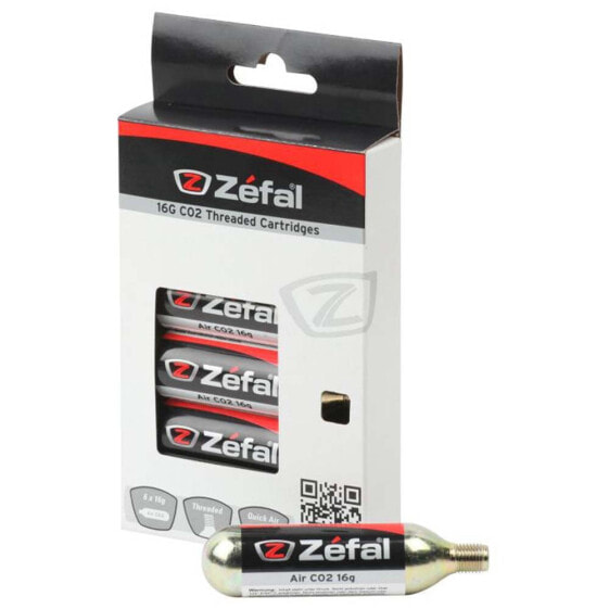 ZEFAL 16g Threaded CO2 Cartridge 6 units