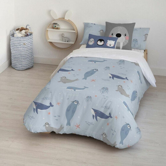 Пододеяльник Kids&Cotton Tabor Small Синий 175 темы 180 x 220 cm 180 x 240 cm