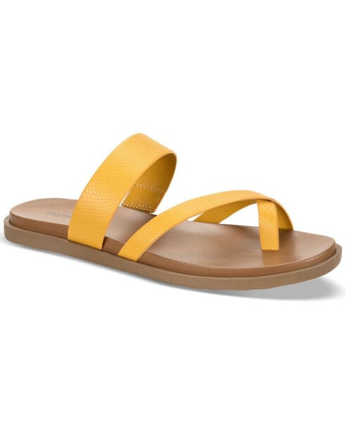 Women's Cordeliaa Slip-On Strappy Flat Sandals, Created for Macy's