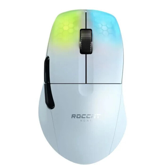 ROCCAT Kone One Pro Air White Ergonomische Hochleistungs-Gaming-Maus