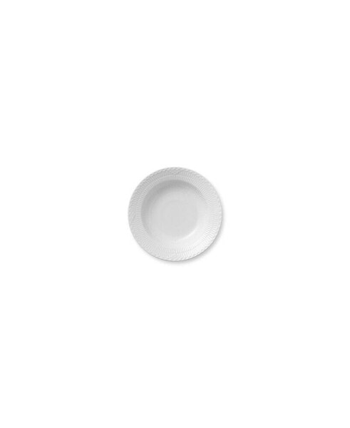 Тарелка для супа с кружевным краем Royal Copenhagen White Fluted Half Lace
