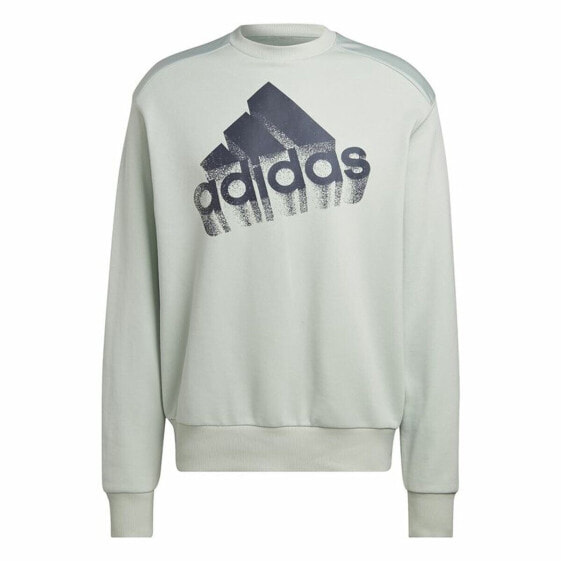 Толстовка унисекс Adidas Essentials Brand Love бирюзовая