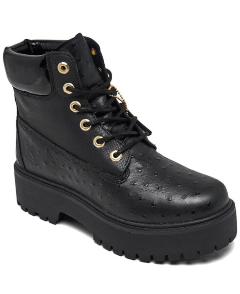 Women's Stone Street 6" Water-Resistant Platform Boots from Finish Line