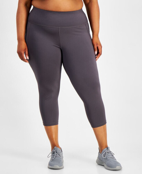 Plus Size Compression Cropped Leggings, Created for Macy's