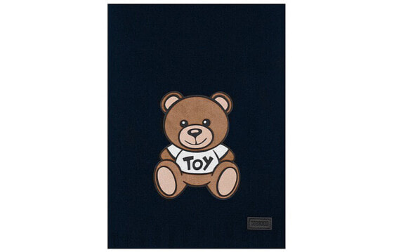 Шарф Moschino Teddy Bear Wool - Blue perfectblend