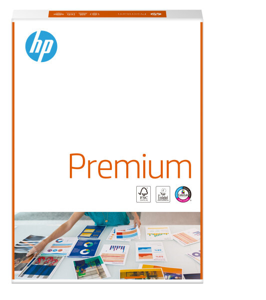 HP Premium 500/A4/210x297 - Laser/Inkjet printing - A4 (210x297 mm) - 500 sheets - White - 90 g/m² - 121 µm