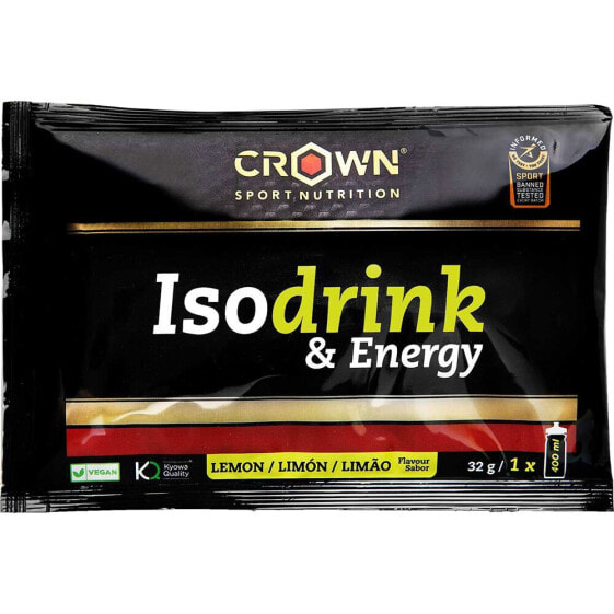 Изотоник CROWN SPORT NUTRITION Energy Lemon в порошке в саше 32г