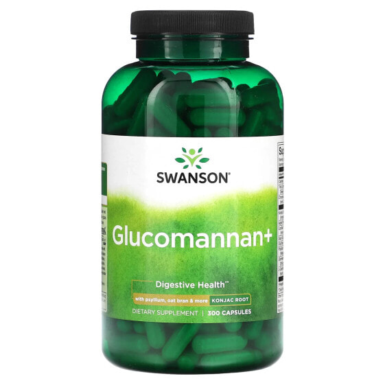 Glucomannan+, 300 Capsules