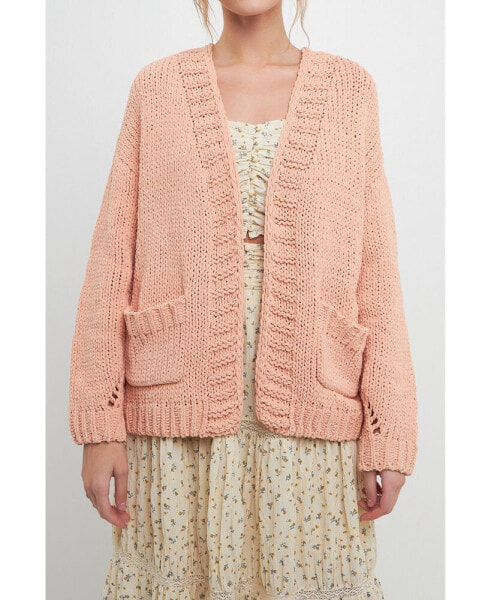 Women's Over d Chunky Cardigan