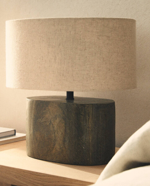 Slate table lamp