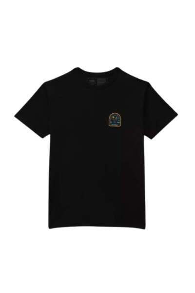 Off The Wall Front Patch Ss Tee Siyah T-shirt