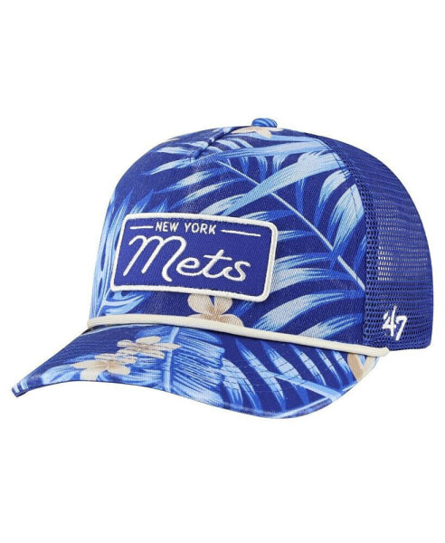 Men's Royal New York Mets Tropicalia Trucker Hitch Adjustable Hat