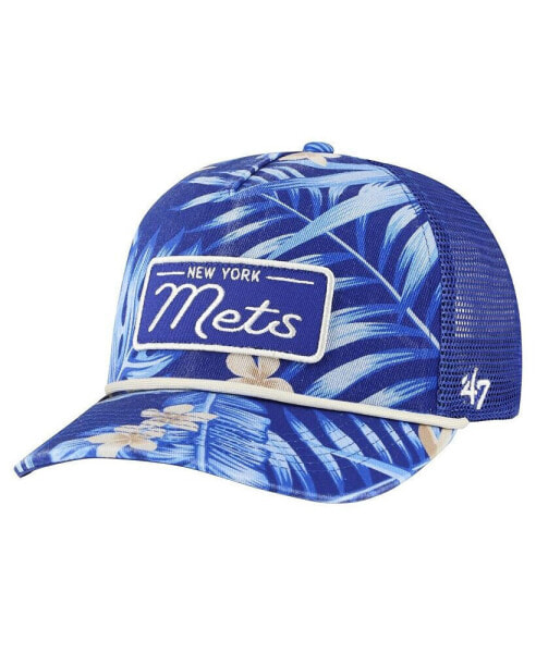 Головной убор бейсболка '47 Brand мужская Royal New York Mets Tropicalia Trucker Hitch