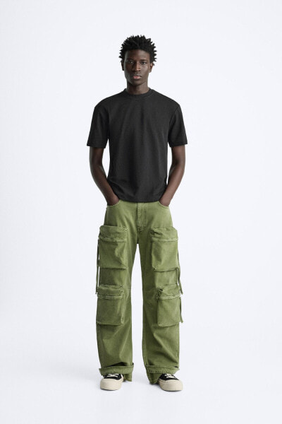 UTILITY DENIM TROUSERS