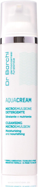 Reinigende Mikroemulsion für Gesicht, Hals und Dekolleté - Dr Barchi Aqua Cream Cleansing Microemulsion 100 ml