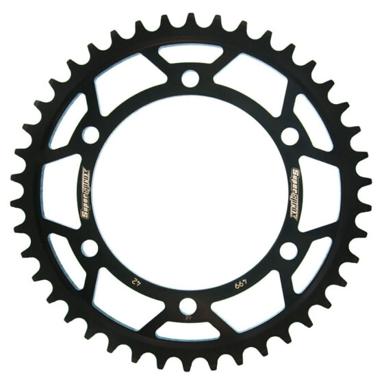 SUPERSPROX Steel Kawasaki Suzuki 530x42 RFE499X42BLK Rear Sprocket