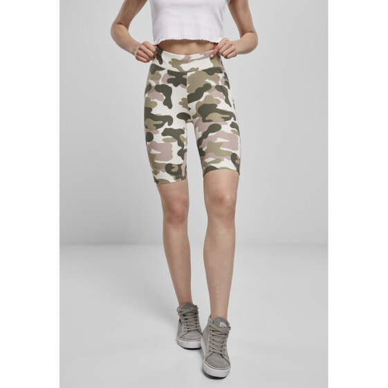 URBAN CLASSICS Cycling For High Waist Camouflage Tech Big shorts