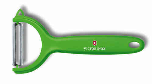 Victorinox Besteck - Y peeler - Stainless steel - Green - Hanging ring