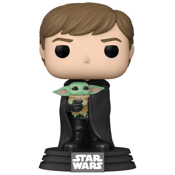 FUNKO POP The Mandalorian Star Wars Luke Skywalker With Grogu 9 cm