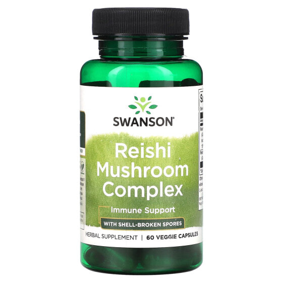 Reishi Mushroom Complex with Shell-Broken Spores, 60 Veggie Capsules