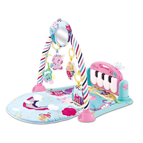 KIKKABOO Pink Rainbow Baby Gym