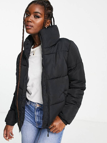 Cotton On Active puffer jacket in black