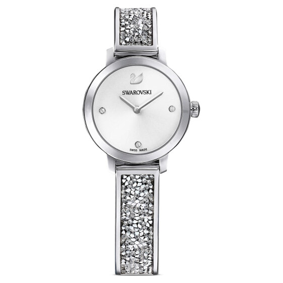 Swarovski Armbanduhr Cosmic Rock Uhr Metallarmband Silberfarben Edelstahl 5376080