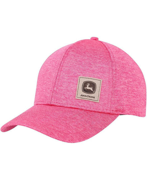 Women's Pink John Deere Classic Space-Dye Adjustable Hat