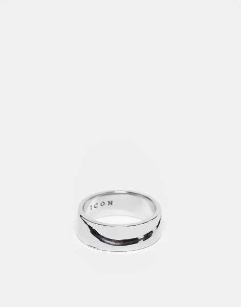 Icon Brand oscilla band ring in silver