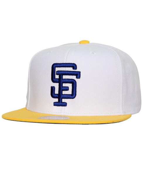 Men's White, San Francisco Giants Hometown Snapback Hat
