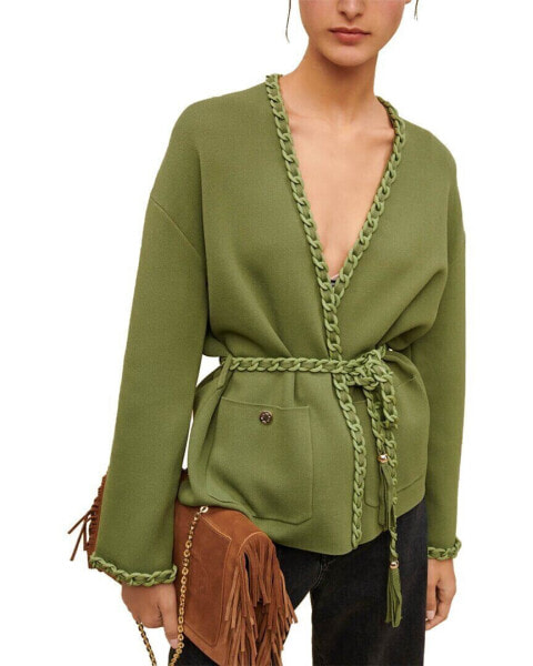 Maje Madeno Cardigan Women's Green T1