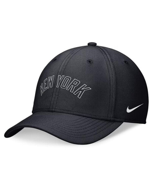 Men's Navy New York Yankees Primetime Performance SwooshFlex Hat