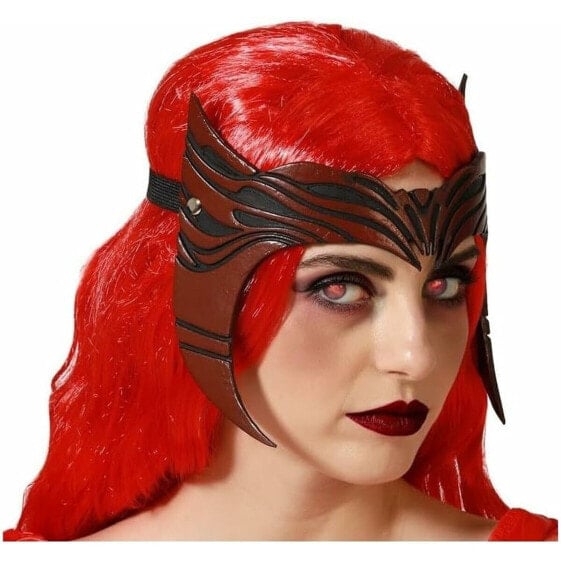 Маска Красный Девушка-воин Halloween