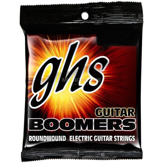 GHS E-Guit.Strings,12-52,Boomers Nickel-plated Roundwound