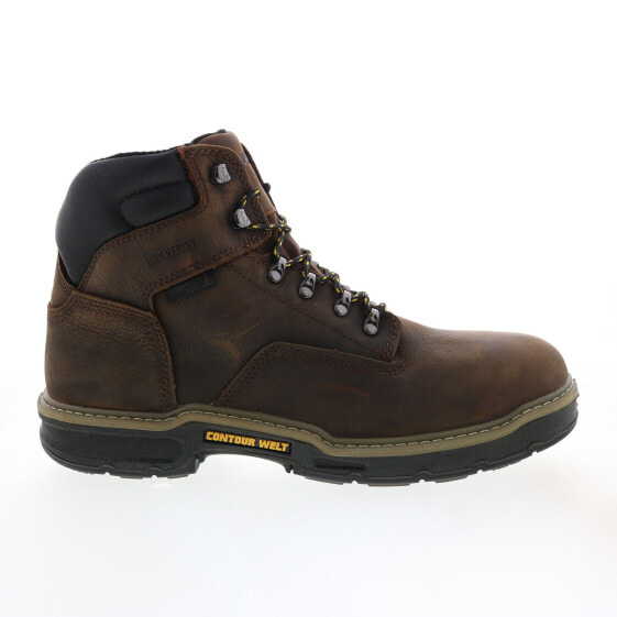 Wolverine Bandit Lo Waterproof 6" W10862 Mens Brown Wide Leather Work Boots 12