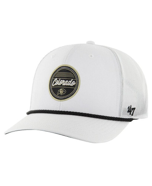 Men's White Colorado Buffaloes Fairway Trucker Adjustable Hat