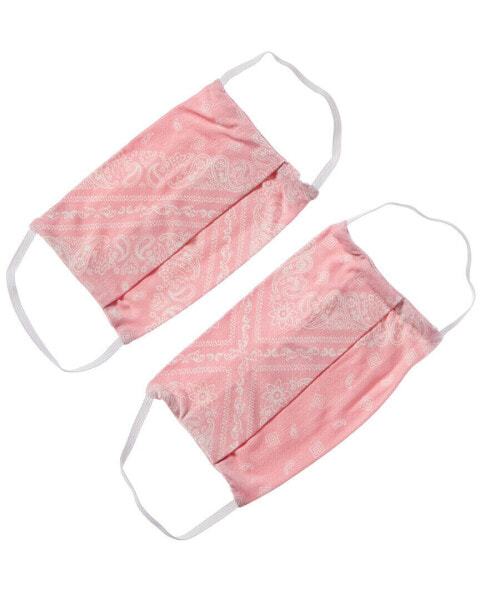 American Mask Project Set Of 2 Cloth Face Mask Women's Pink O/S