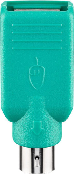 Wentronic USB Type-A - PS/2 - Green - USB Type-A - PS/2 - Green