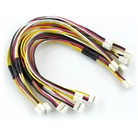 Электроника SeeedStudio ACC53059P Grove - набор из 5 женских кабелей 4-pin - 2мм/20см для I2C разветвителей