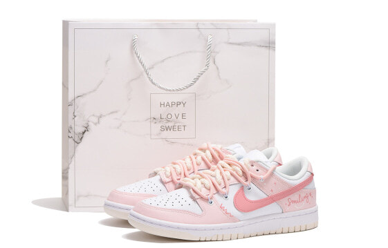 Кроссовки Nike Dunk Low White Sail Smiley Burst